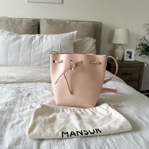 Mansur Gavriel Mini Bucket Bag - Rosa
